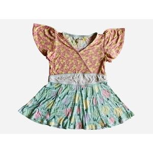 Matilda Jane Girl Flying Higher Top Size 8 Hello Lovely Hot Air Balloon Boutique